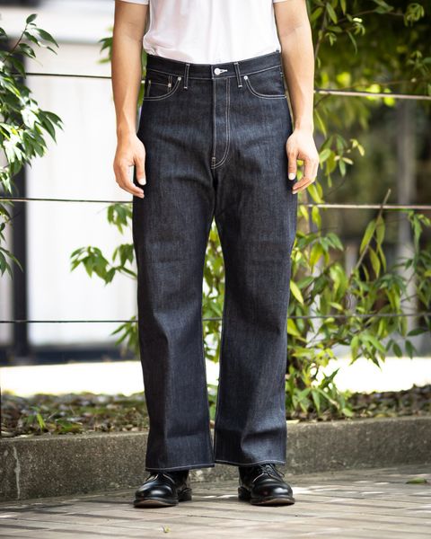 グラフペーパー Selvage Denim Five Pocket wide Straight Pants(GU263-40059RB)INDIGO_RIGID★7月25日(土)発売！