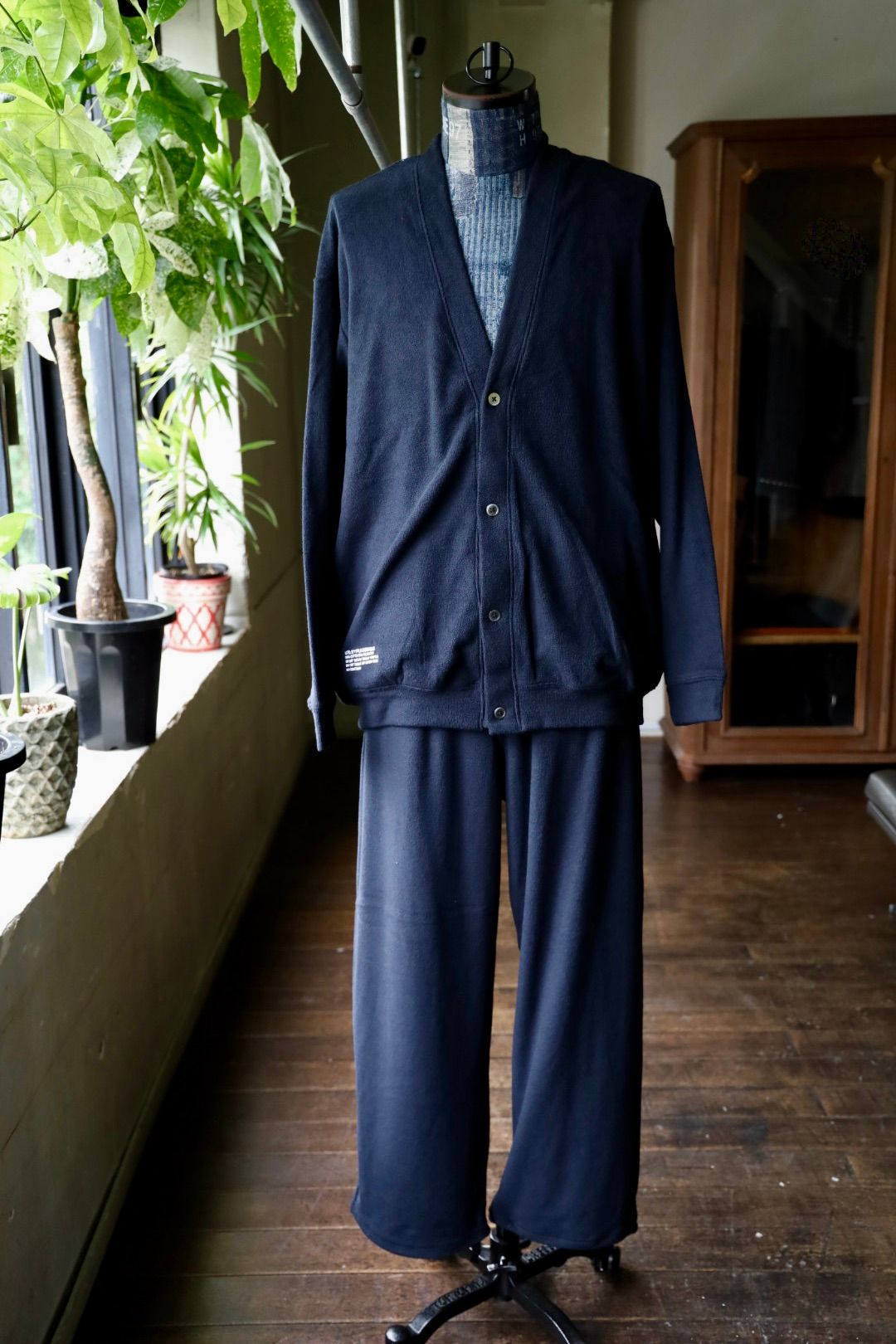 ReFresh!Service. “UTILITY PILE CARDIGAN SET-UP”(NAVY)☆9月27日(土)発売！