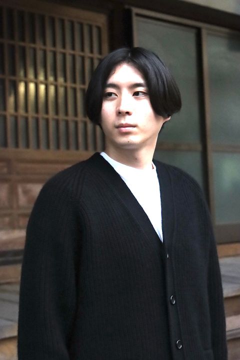 A.PRESSE Fisherman Cardigan Sweater(21AAP-03-02M)BLACK style