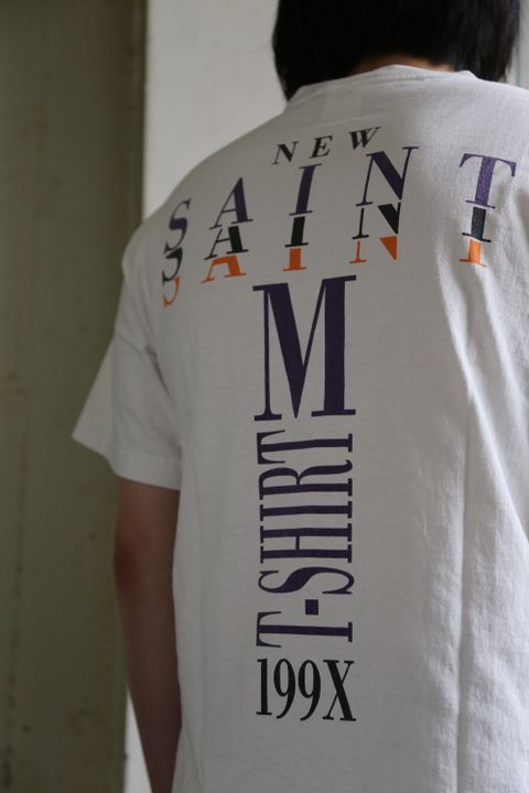 ©︎SAINT M×××××× T-SHIRT 2021sm (SM-A21-0000-009)WHITE style.2021.7.9