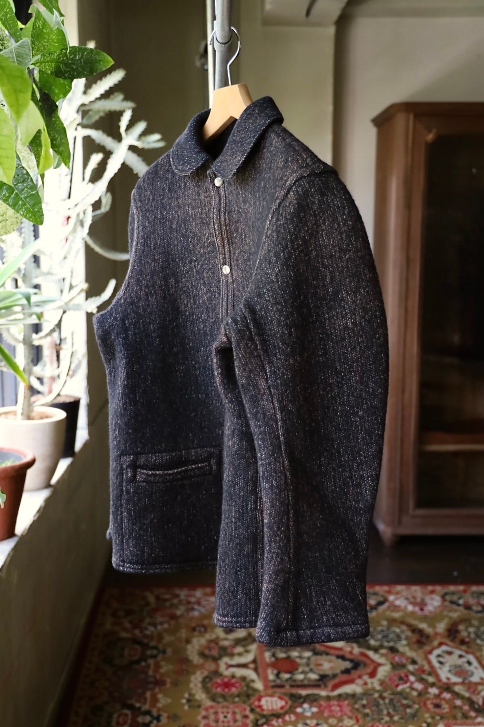 BOW WOW 25FWバウワウ  ジャケットB CLOTH JACKET AGED(BW252-BCJ) AGED MIXED BLACK