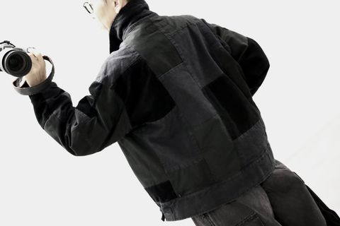 COMME des GARCONS HOMME 異素材パッチワークジャケットスタイル