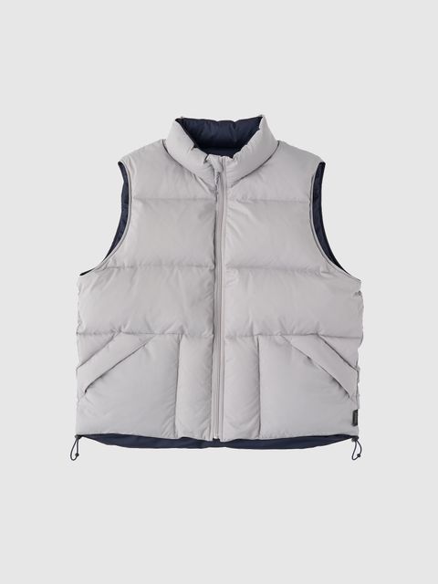 セダンオールパーパス FW24 Reversible Down Vest(SD24F-JK02) Stone × Navy