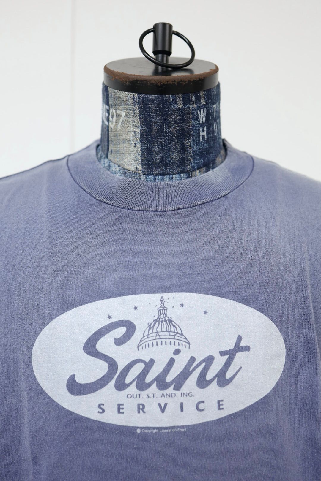 セントマイケル 26SS SAINT SERVICE_SS T-SHIRT(SM-MK8-0000-020)NAVY☆4月29日(水)新作発売！