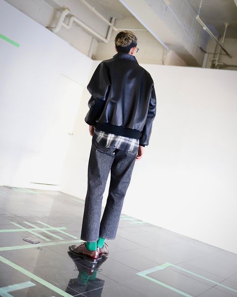 A.PRESSE アプレッセ 2024 Style1 Black Washed Denim Pantsスタイル