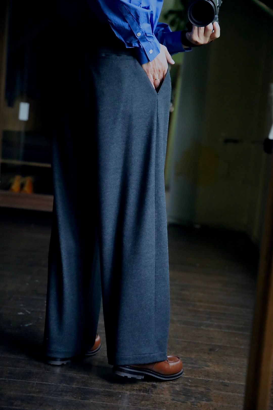 Graphpaper Wool Smooth Flannel セットアップスタイル | 5698 Graphpaper Wool Smooth Flannel セットアップスタイル | 5698