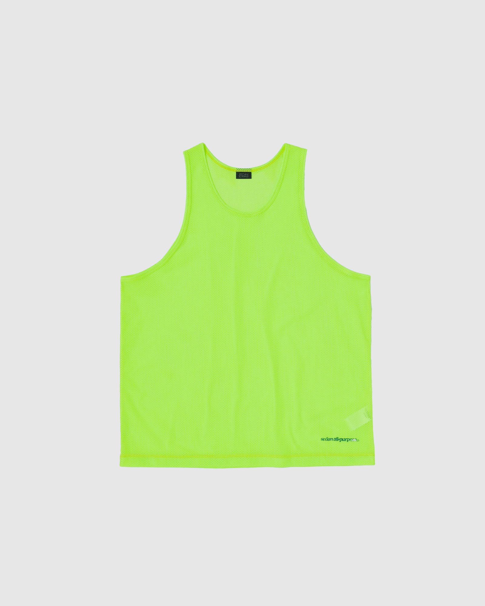 セダンオールパーパス 26SS OD Logo Mesh Tank Top(SD26S-CT12)Neon Green☆5月23日(土)発売！