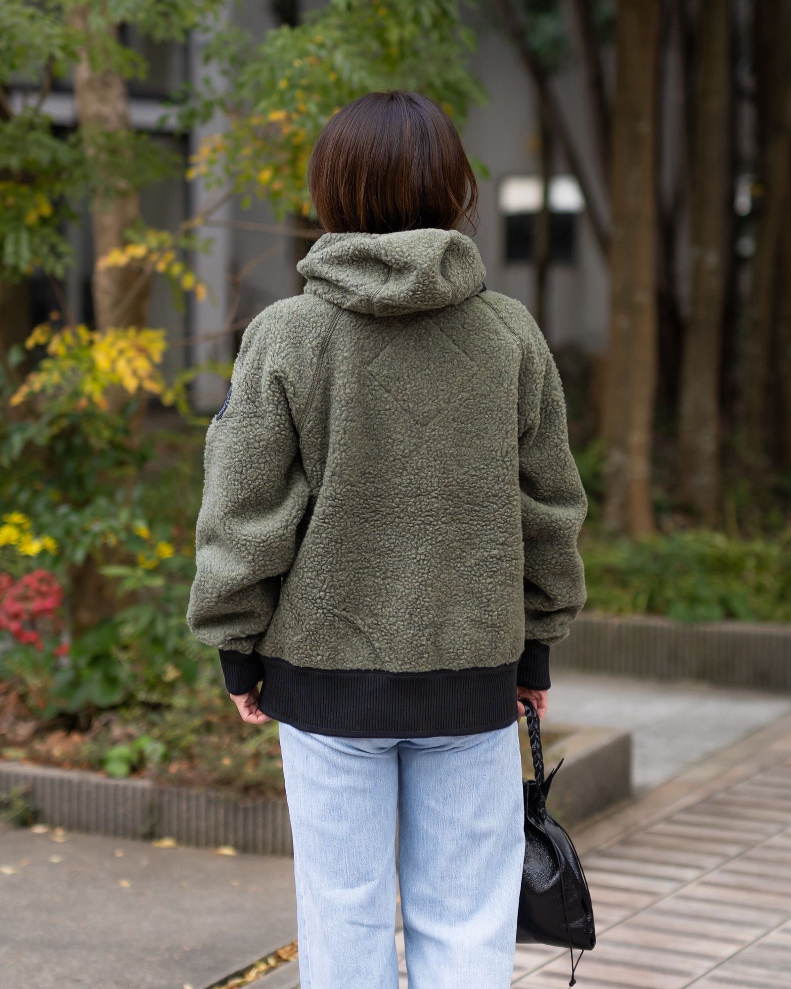 カナダグース レディース Simcoe Oversized Hoodie Kind High Pile Fleece Black Label (7016WB)Smokey Sage☆新作発売！