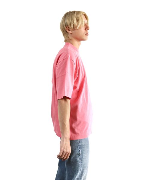 ブラームス24SS blurhms Piece-dyed Plain Tee(Pink) style 2024.3.21