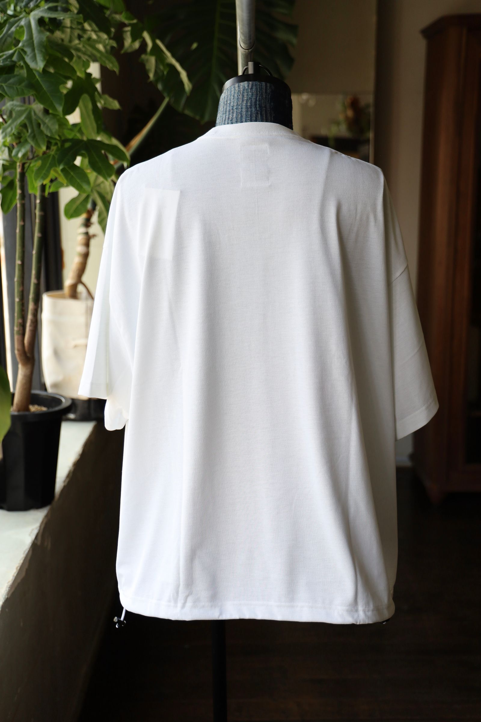 S.F.C 25SS エスエフシー SUPER BIG TEE W DRAWSTRINGS(SFCSS25CS15)White
