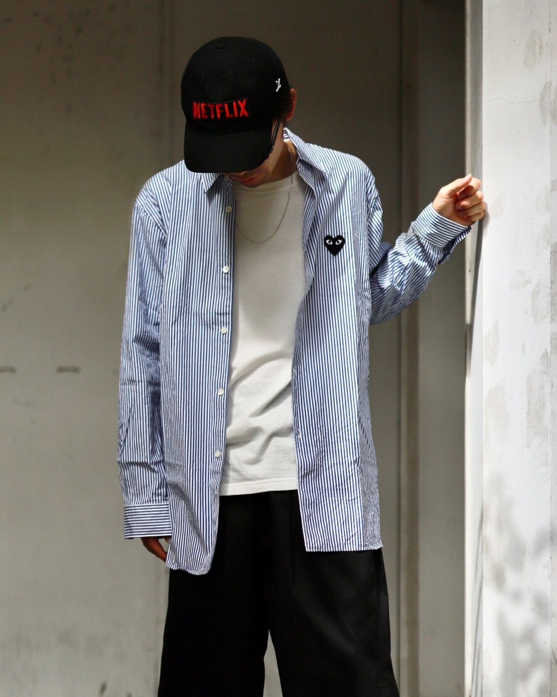 Graphpaper グラフペーパー Stretch Twill Slim Waisted Chef Shortsスタイル