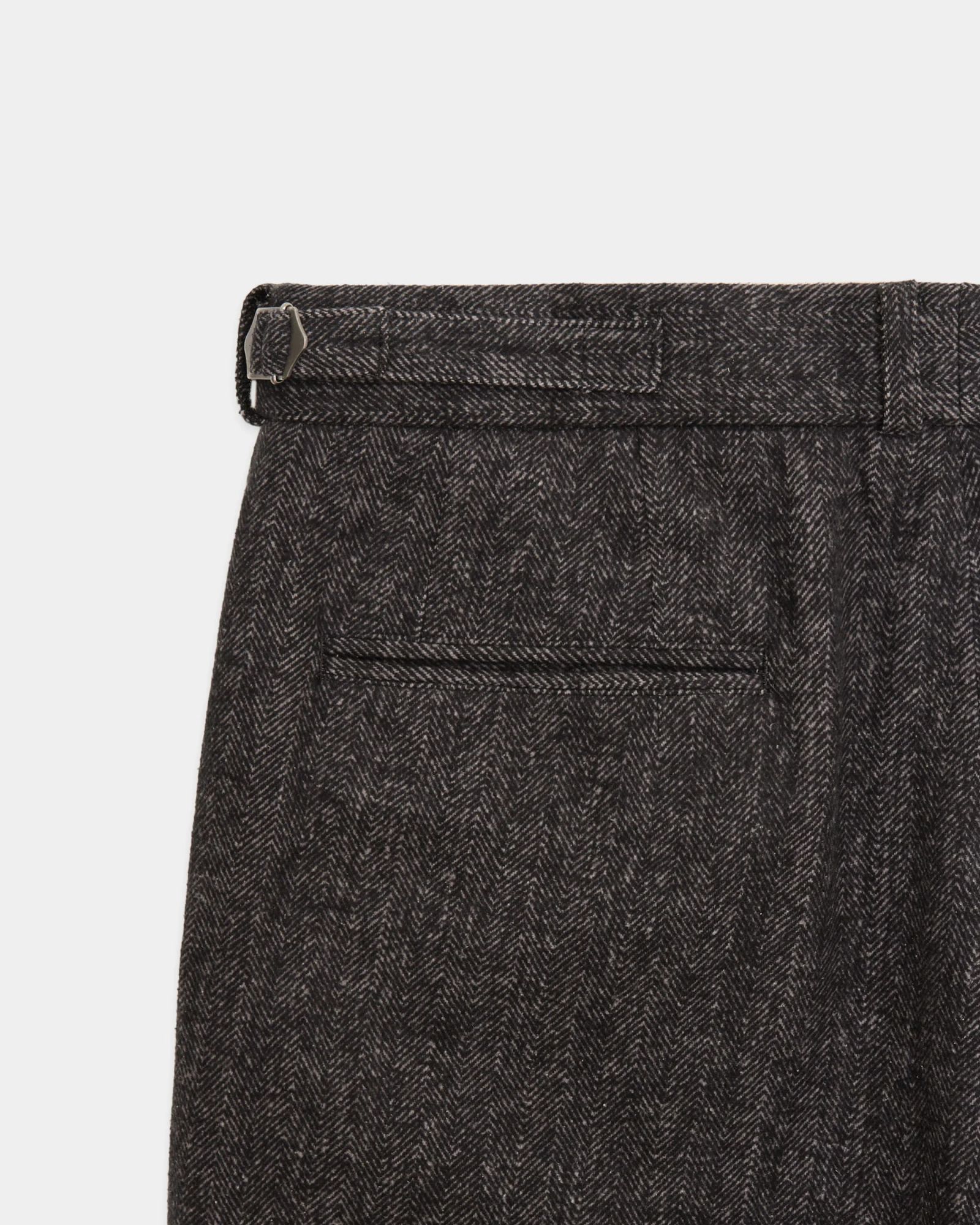 マーカ 26AW SINGLE PLEAT WIDE TROUSERS(M26C19PT01C)HERRINGBONE☆新作発売！