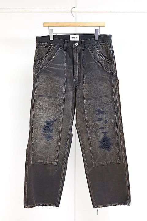 BOW WOW 26FW DOUBLE KNEE DUCK PANTS(BWU-DKDP)BLACK☆10月31日(土)発売！