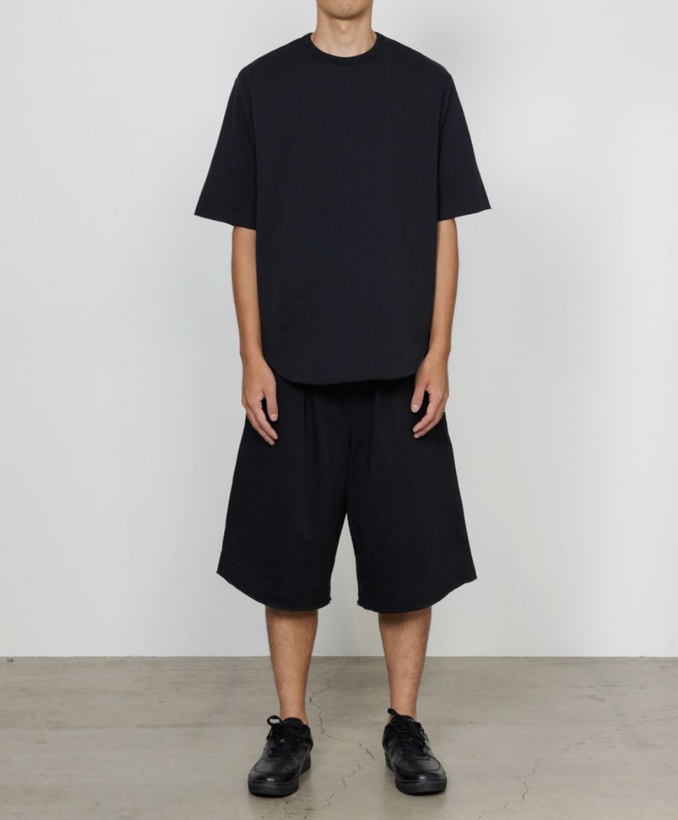 marka 26SS ROUND HEM CREW NECK S/S(M26A08CS03B)BLACK☆新作発売！