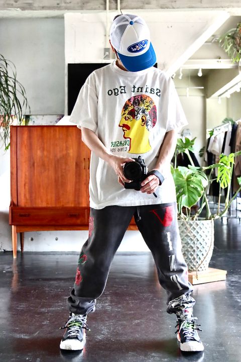 ©SAINT M×××××× SS TEE BRAIN"WHITE"style.