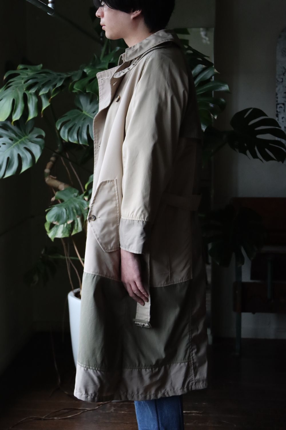 SEEALL RECONSTRUCTED TRENCH COAT(SAU23 CT601-②) style.2022.3.18.