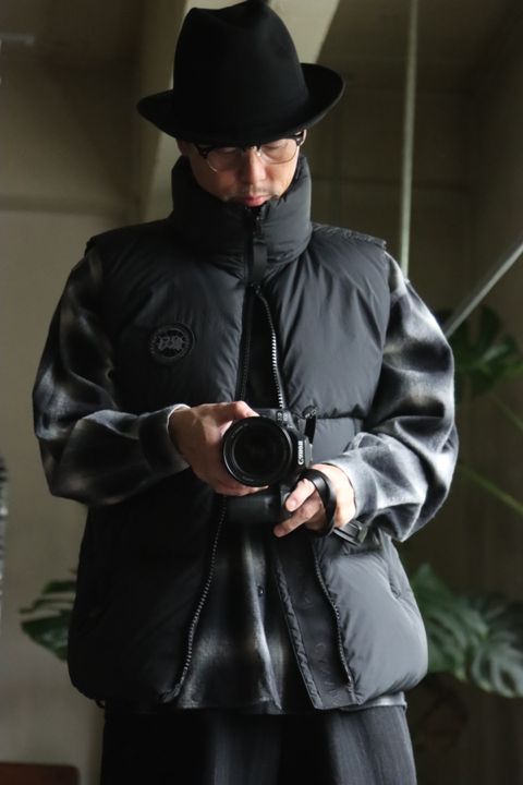 CANADA GOOSE カナダグース22AW EVERETT VEST BLACK LABELスタイル.2022.10.9.