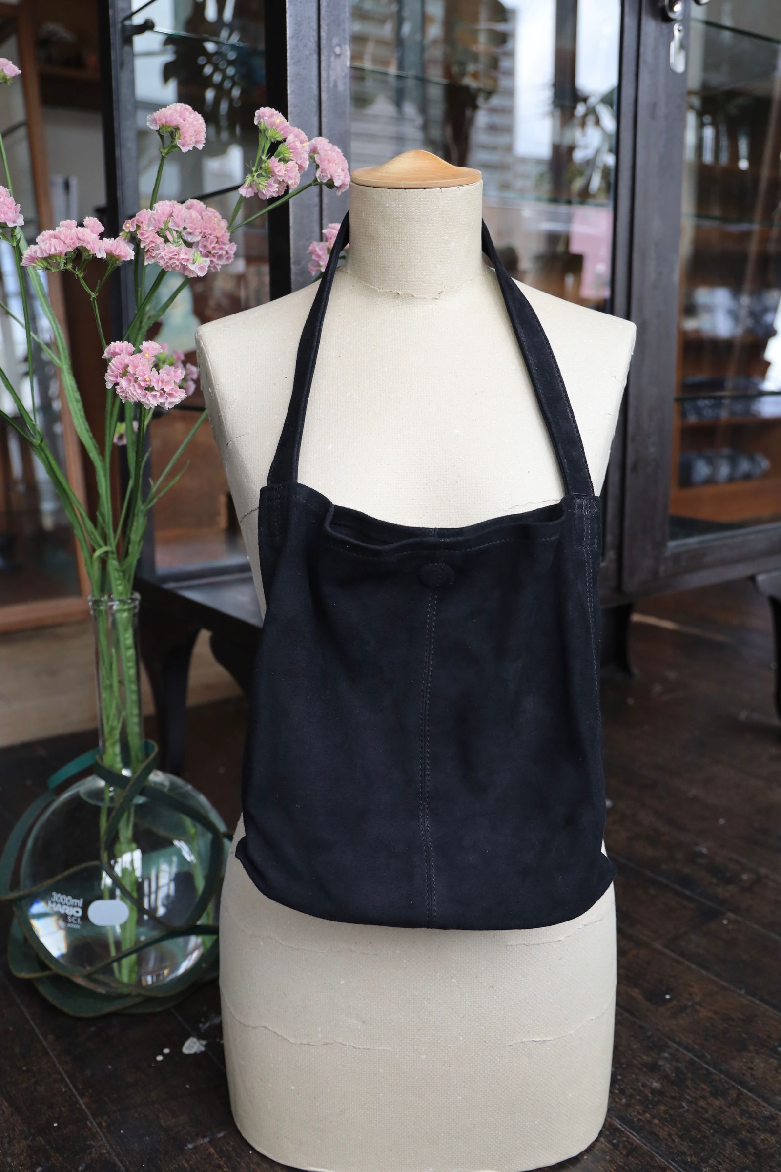 Morphee / モルフェトートバッグ CYLINDER S (CYS-OBK-1 )OIL SUEDE BLACK