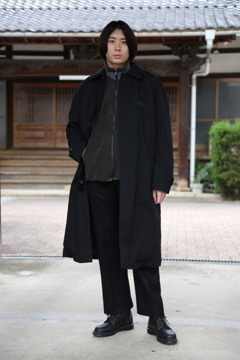 COMME DES GARCONS HOMME 新作CdGH綿ナイロンウェザーコート style.2020.11.23.