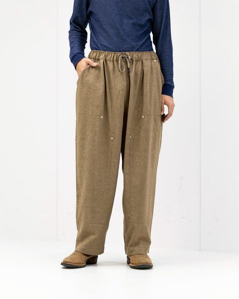 S.F.C 25FW エスエフシー CASHMERE WOOL DOUBLE KNEE PANTS(SFCFW25P08)Beige M