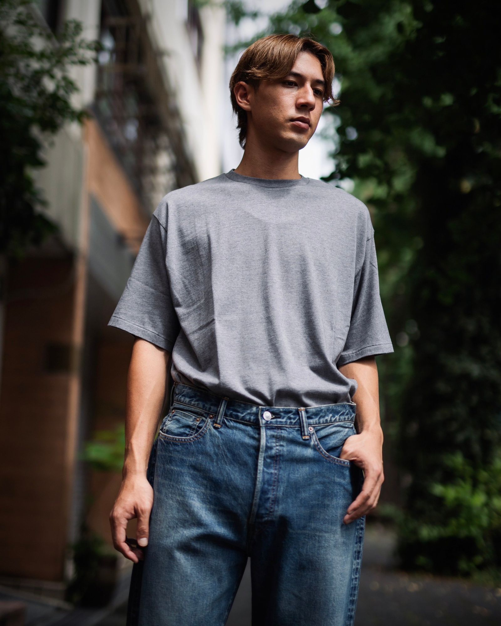 A.PRESSE - Cashmere Blend S/S T-Shirt (24AAP-05-03K)GRAY☆7
