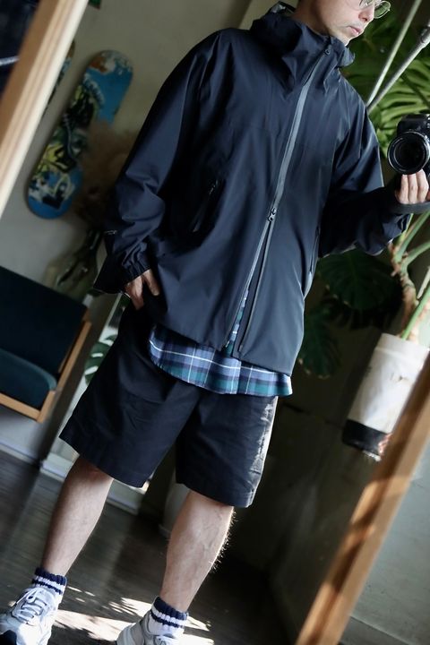 Graphpaper 23AW PERTEX_SHIELD Shell Jacketスタイル