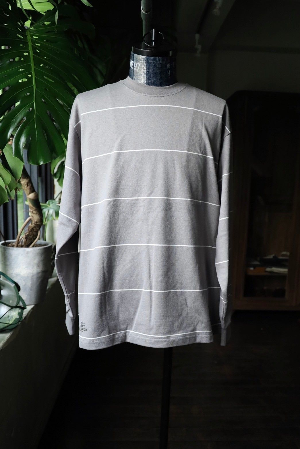 FreshService PIN BORDER L/S TEE(FSC261-70261)GRAYxWHITE ☆2月14日(土)新作発売！