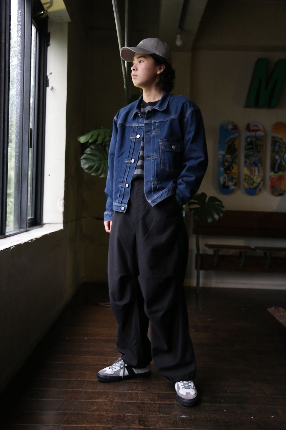 CIOTA 本藍スビンコットン13.5ozデニムGジャン(JKLM-101M-NIDBL-D) style. 2021.08.18.