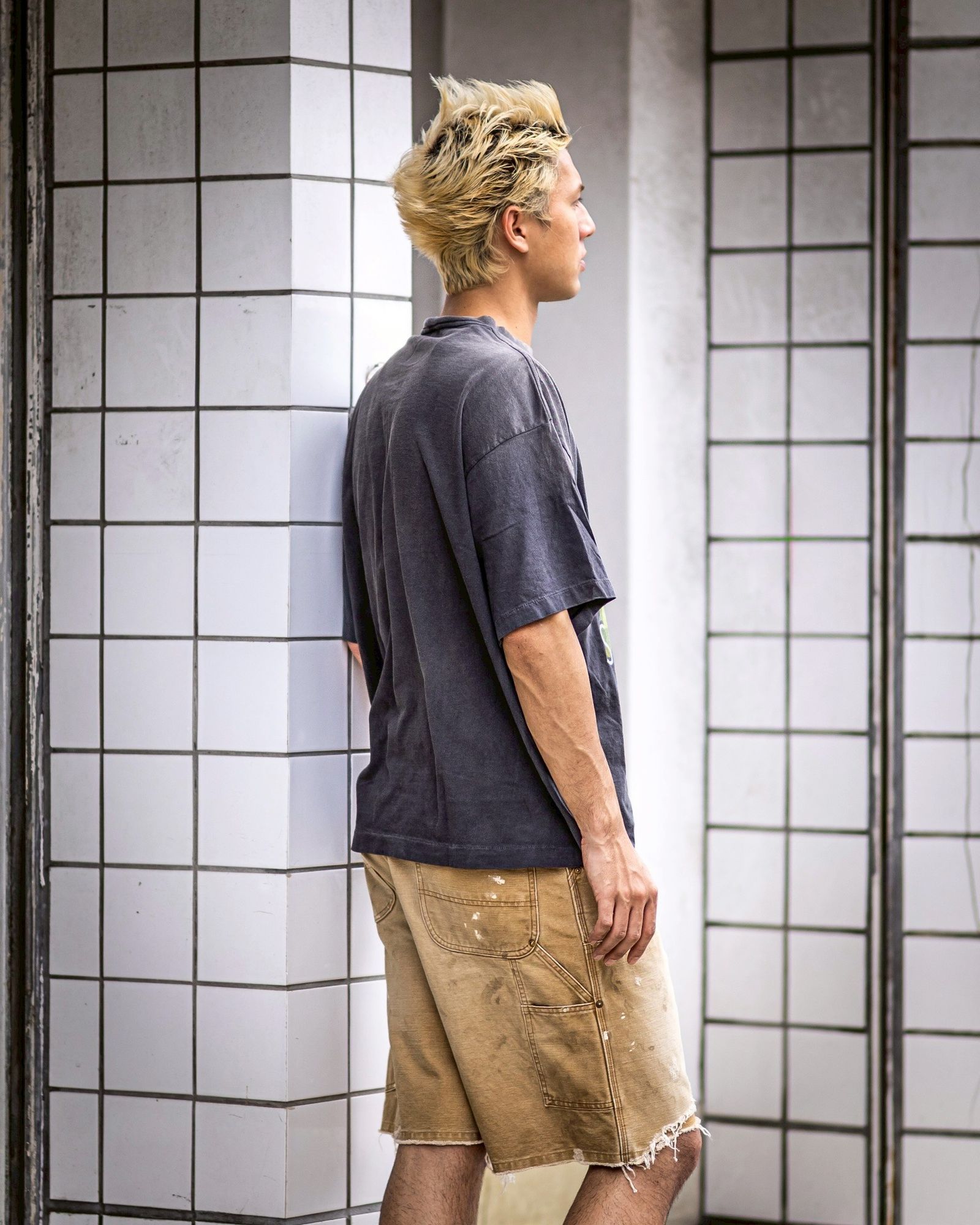 セントマイケル Tシャツ EGG SS TEE(SM-HR8-0000-007)BLACK