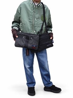 コムデギャルソンオム バッグ BRIEFING W-NAME REVERSIBLE SACOCHE(HR-K209-051)BLACK×BLACK☆10月2日(金)発売！