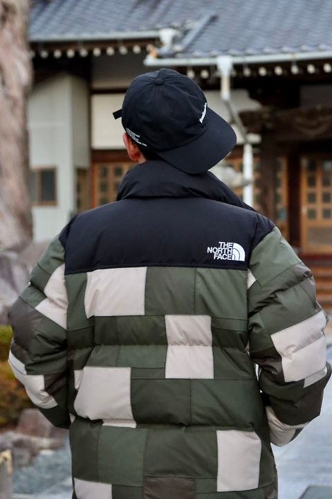 eYe JUNYA WATANABE MAN × THE NORTH FACE WネームNUPTSE JACKETスタイル.2022.11.24.