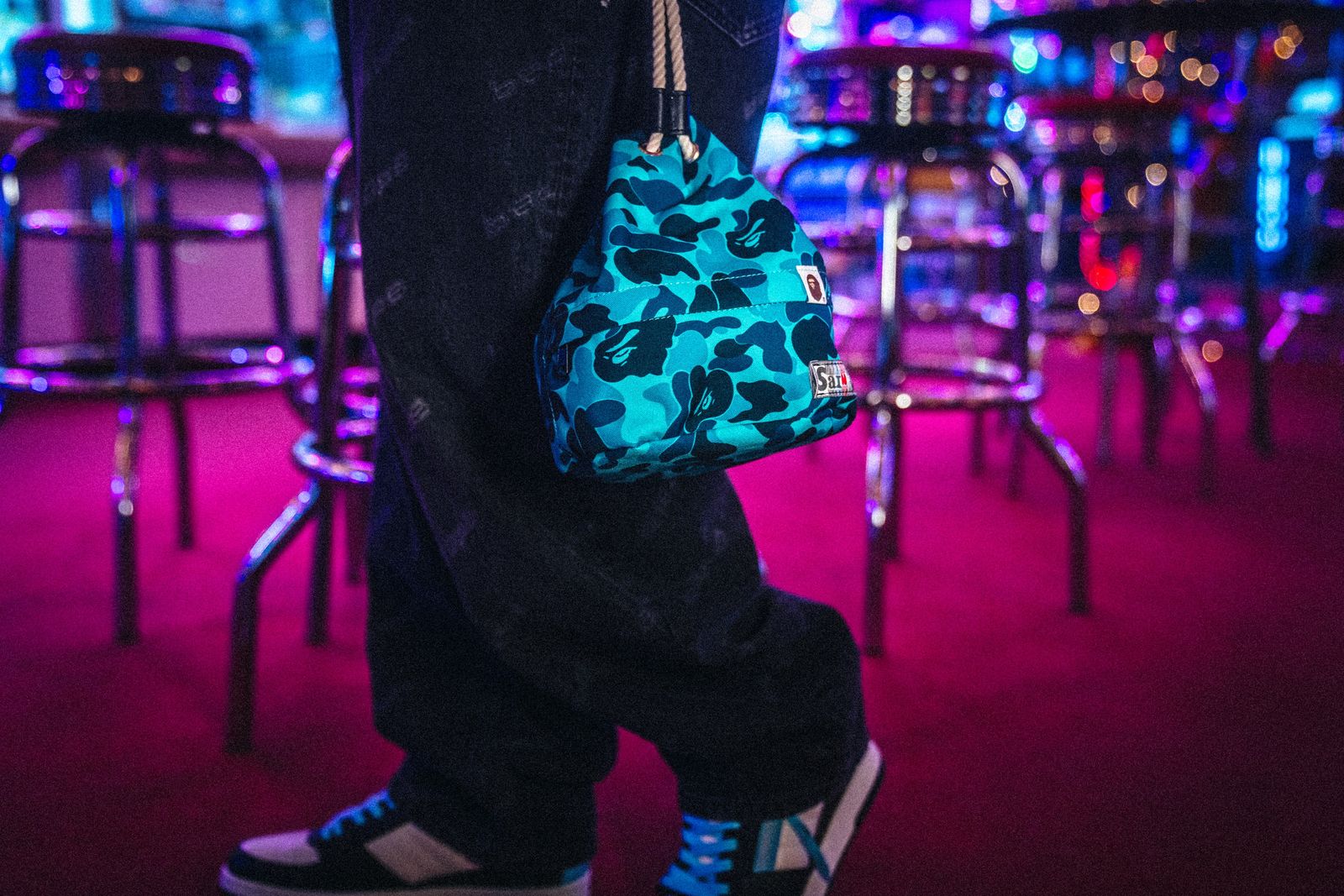 SAINT M×××××× - セントマイケル 24SS BAPE_ROPE SNAP BAG (SM-YS8 ...