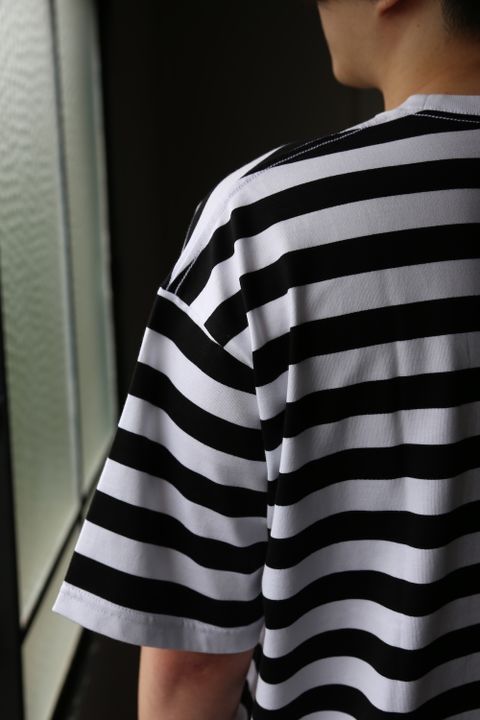 Graphpaper Border S/S Pocket Tee style.2021.5.2.