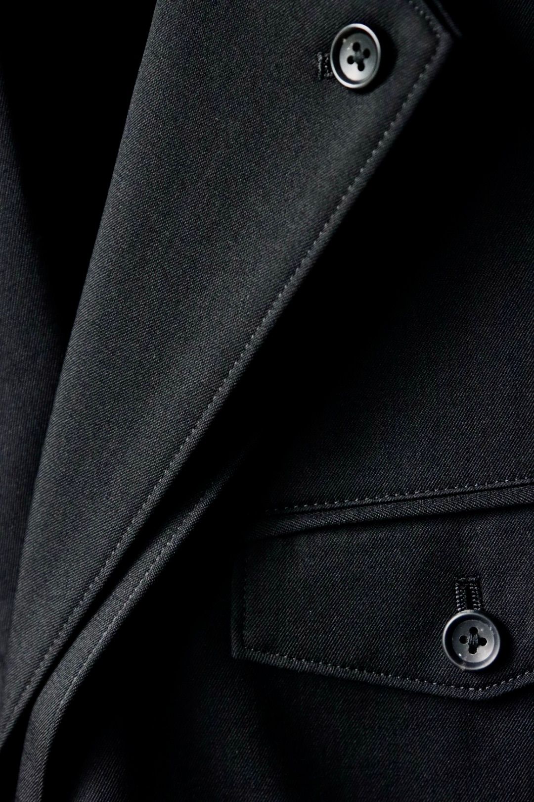 ヨウジヤマモト23AW DOUBLE LEFT PANEL 3-BUTTON JACKET(HJ-J27-100)