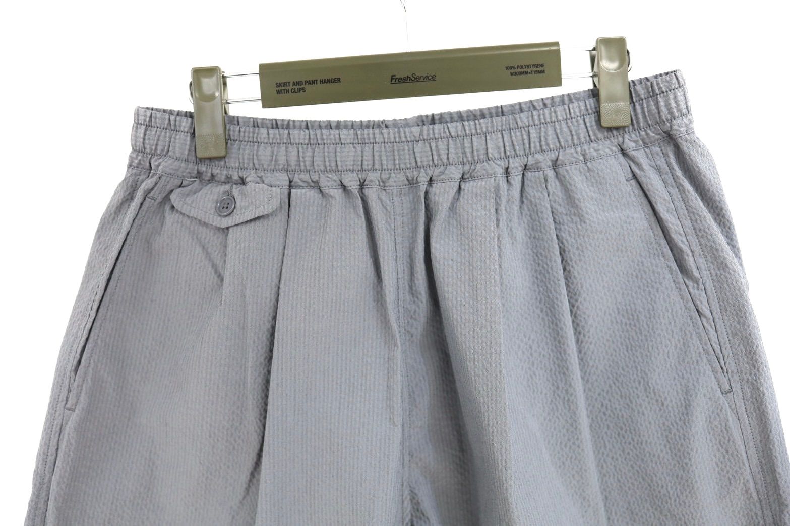 フレッシュサービス SEERSUCKER EASY SHORTS (FSC261-40229)GRAYxGRAY★2月14日(土)発売