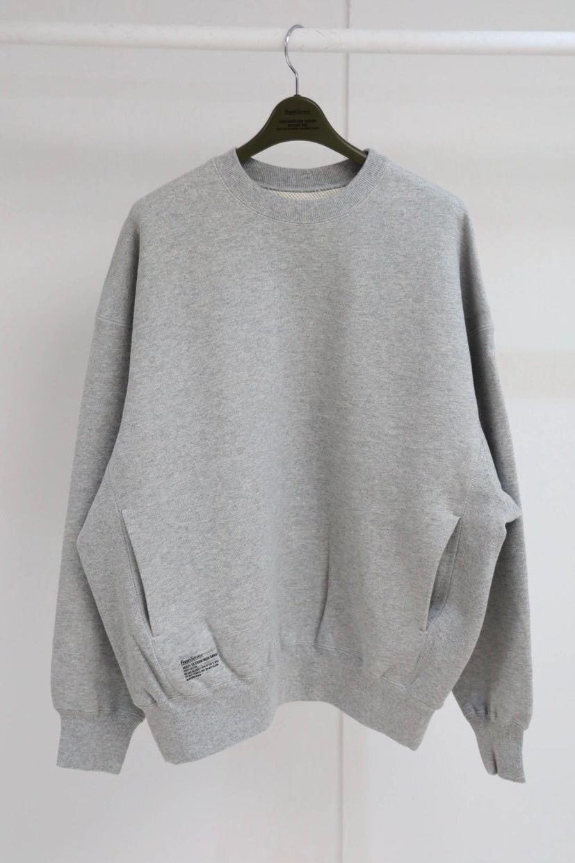 フレッシュサービス HEAVY OZ CREW NECK SWEAT(FSC253-70236B)H.GRAY☆10月18日(土)発売！