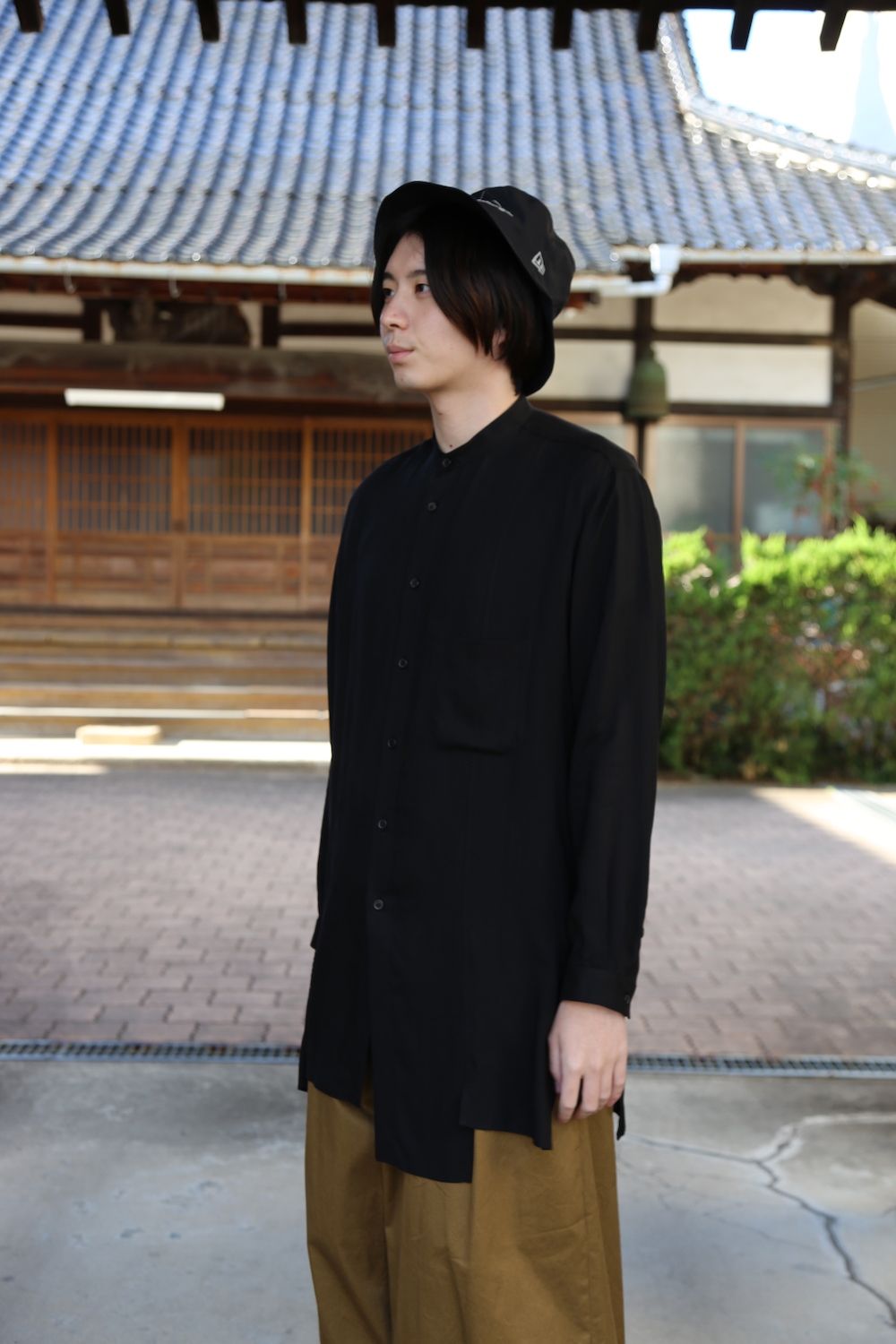 Yohji Yamamoto 新作アドベンチャーライト GORE-TEX PACLITE シグネチャーロゴ ブラック style.2020.11.3.