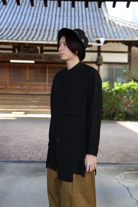 Yohji Yamamoto 新作アドベンチャーライト GORE-TEX PACLITE シグネチャーロゴ ブラック style.2020.11.3.