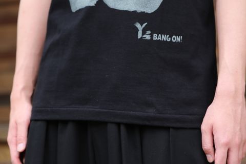 Y's BANG ON! Y'sロゴプリントTシャツ(YA-T32-052-3-02) style.2021.6.5