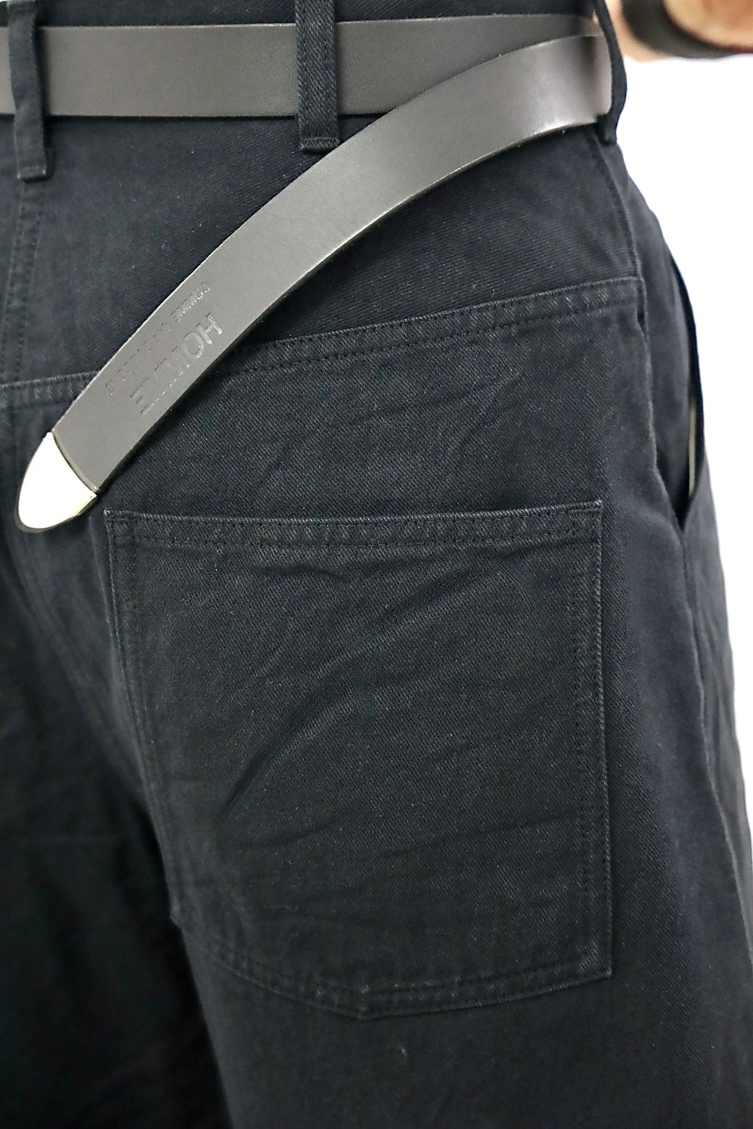 コムデギャルソンオム26SS 綿デニムパンツ(HQ-P015-051-1)BLACK