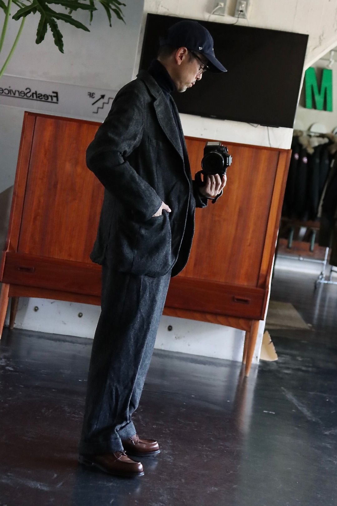 A.PRESSE - アプレッセ Tweed Two Tack Trousers(22AAP-04-11H A.PRESSE - アプレッセ Tweed Two Tack Trousers(22AAP-04-11H
