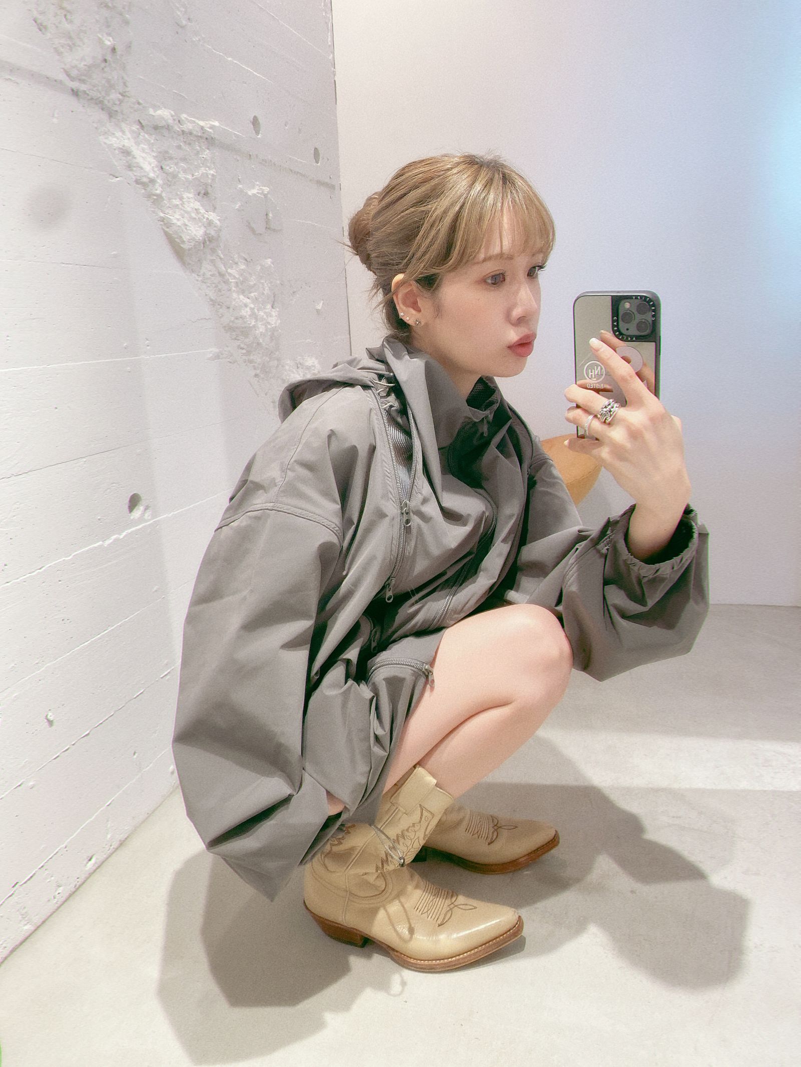 is-ness イズネス24SS TECHNICAL VENTILATION JACKET(24SS_08_1006JK04)CHARCOAL