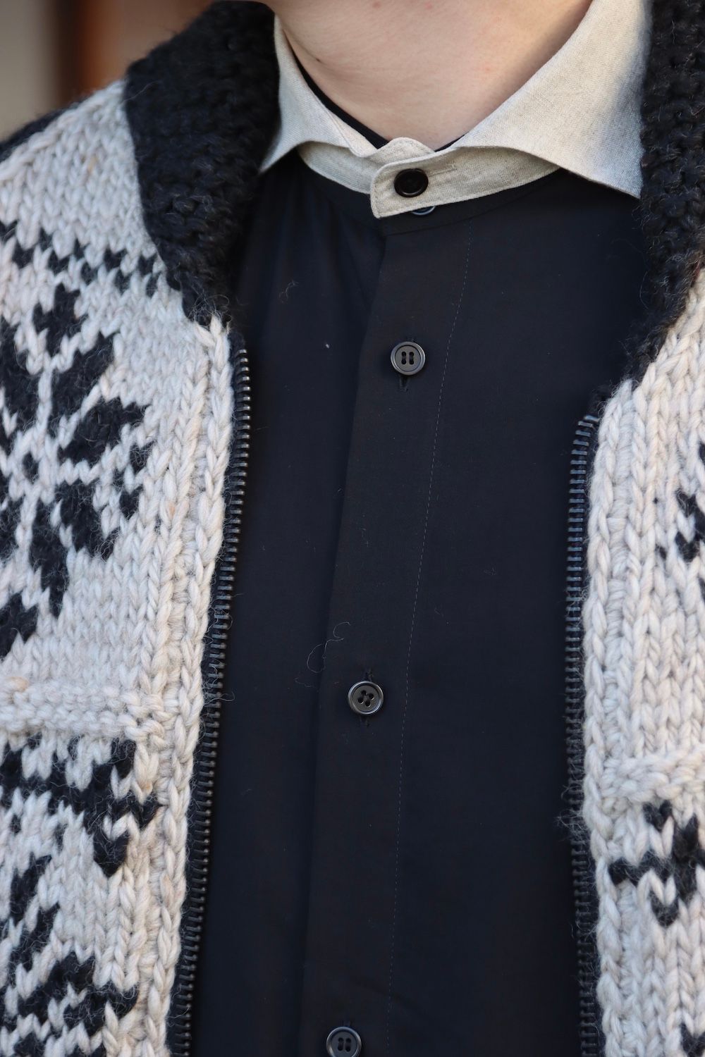 yohji yamamoto N-スペアカラー付きシャツ(HG-B57-216) style.2022.1.8