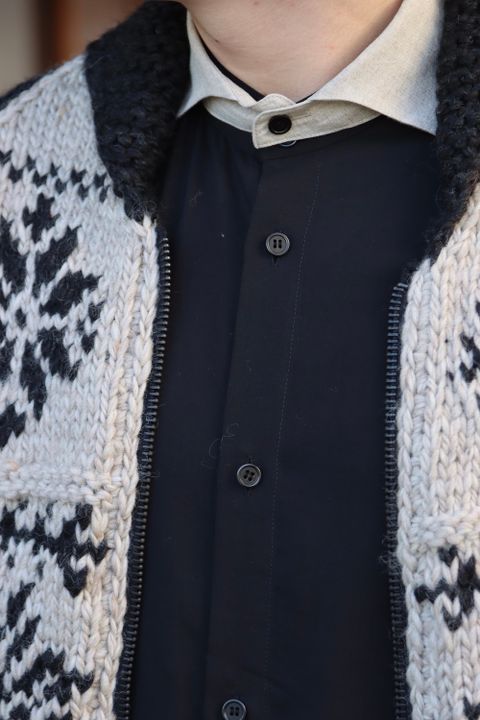 yohji yamamoto N-スペアカラー付きシャツ(HG-B57-216) style.2022.1.8