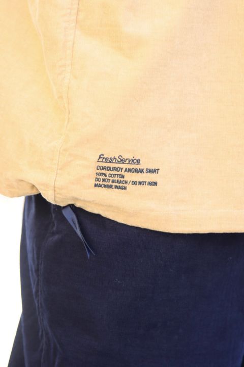 FreshService CORDUROY ANORAK SHIRT style.2022.11.6