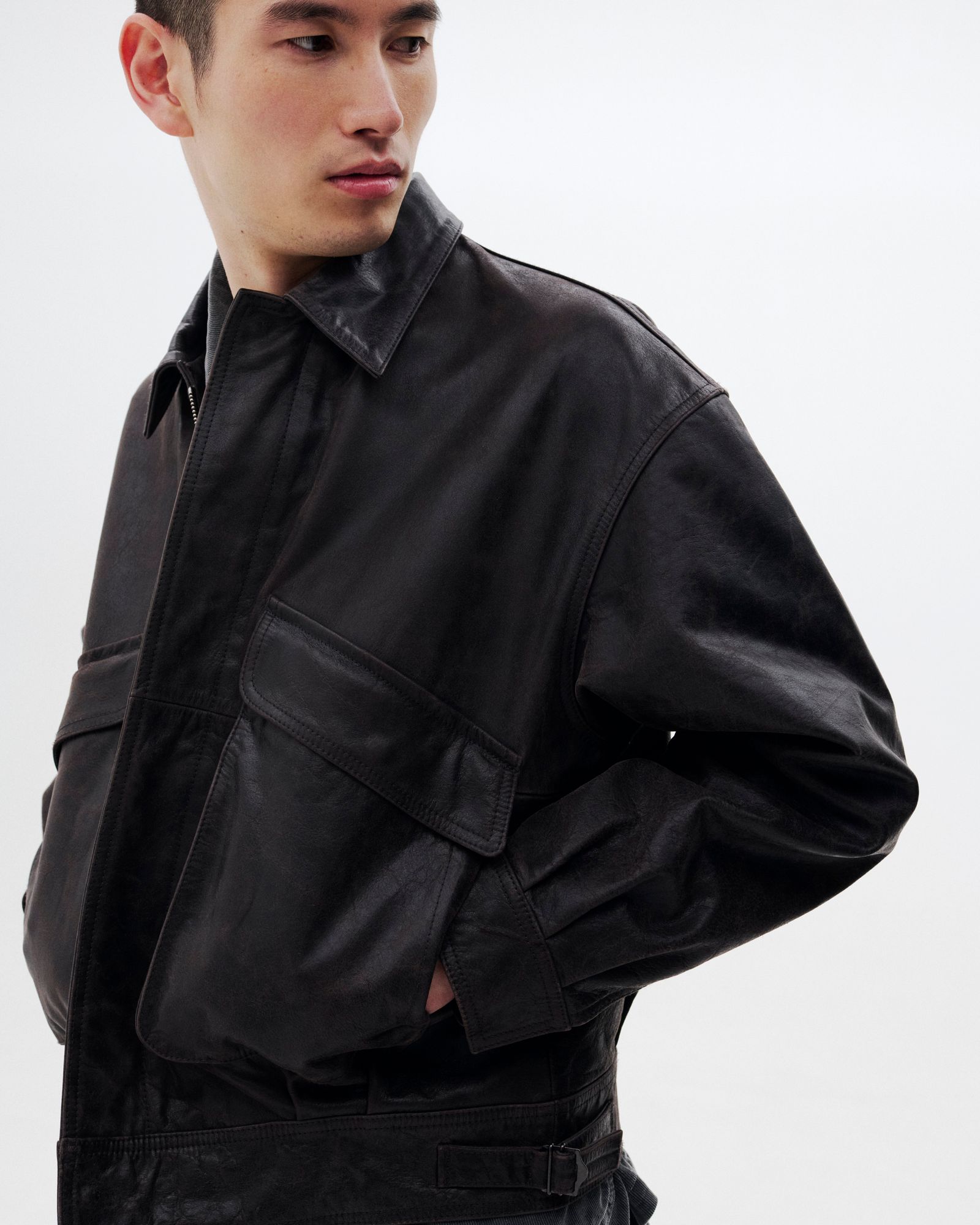 YOKE 26FW Leather Flight Jacket(YK26FW01304B)Dark Brown★9月5日(土)発売！