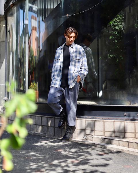 STRIPES FOR CREATIVE FW23 CROPPED FLEECE PANTSスタイル