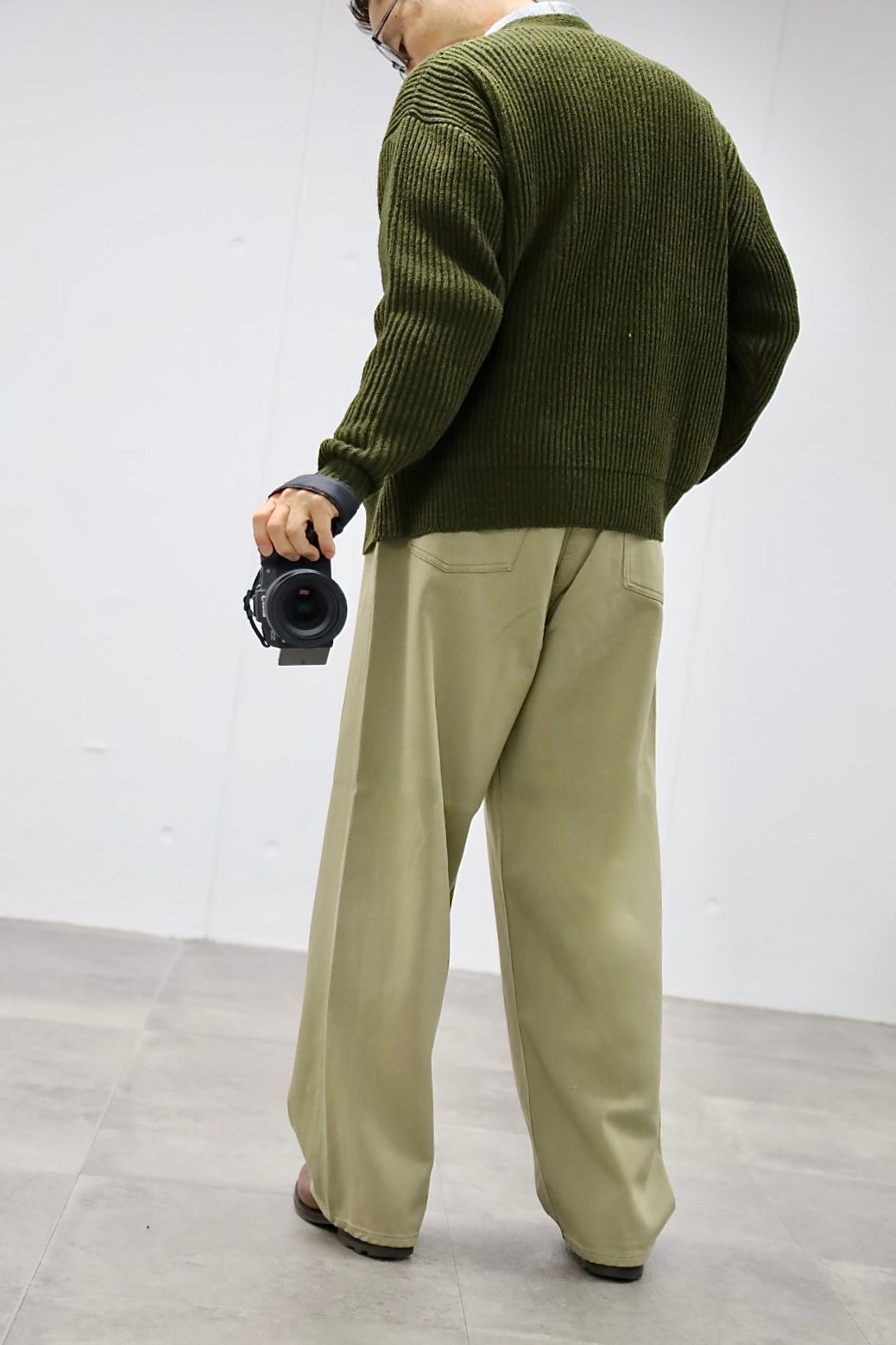 アプレッセ 2026 STYLE1 Silk Linen Lilian Cardigan (26SAP-03-10)OLIVE☆新作発売！