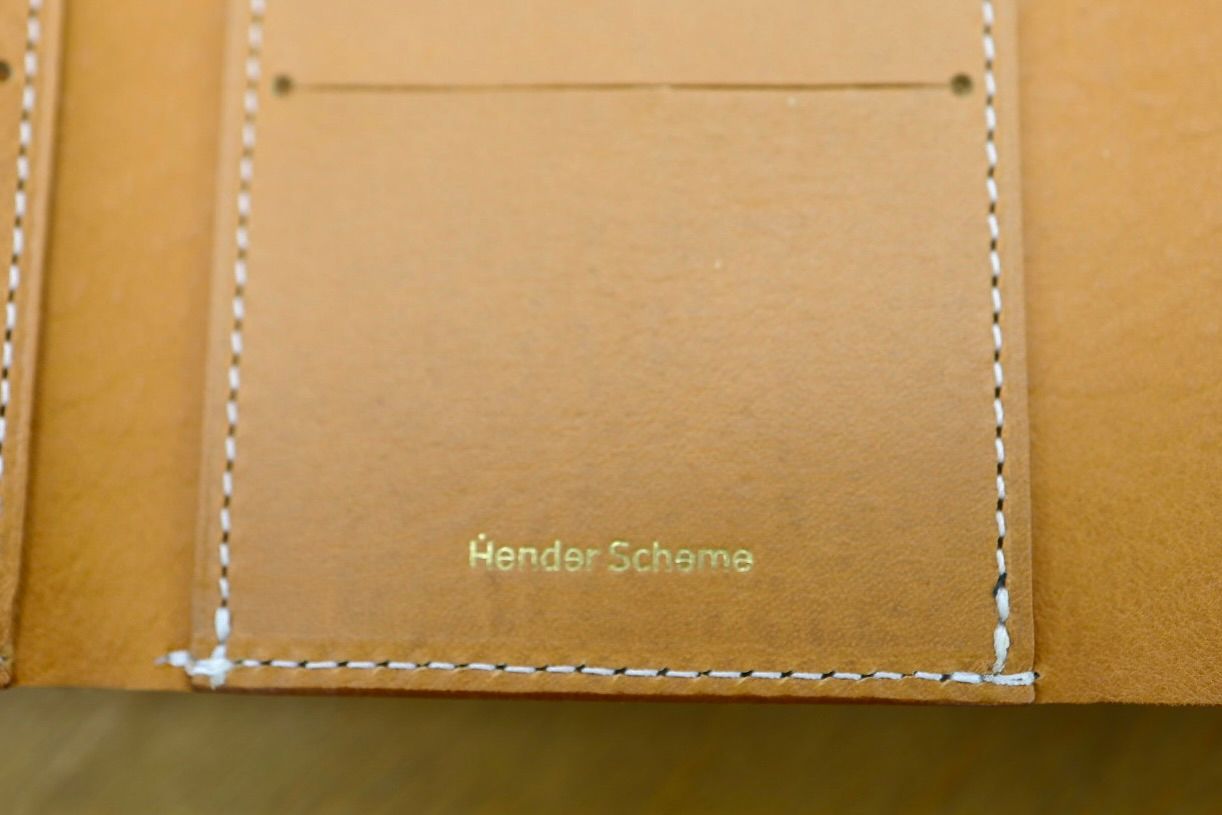 エンダースキーマ 財布 trifold wallet(ot-rc-twt)natural