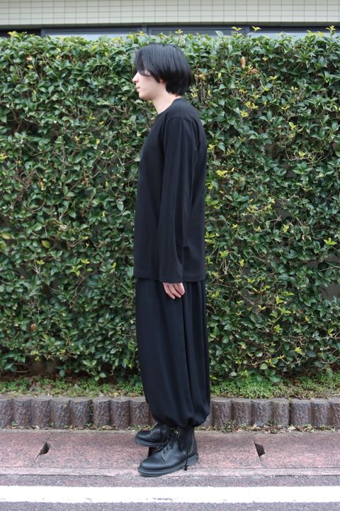yohji yamamoto ULTIMA DENSE PLAIN STITCH WOMAN PRINT LONG SLEEVES style.2022.1.30. ※2月2日発売
